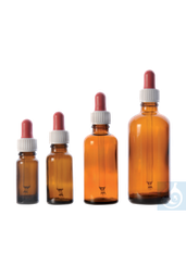 [17240] Tropfflasche braun, Schraubpipette, 10 ml - Art. Nr. 17240