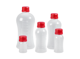 [20122] Laborflasche, PP mit Originalitätsverschluss, PP, GL 45, 125 ml, 6 Stk - Art. Nr. 20122