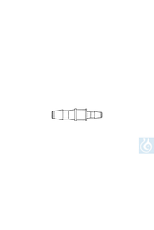 [20953] Übergangsstück (PP) gerade, f. 1,6-2,6 mm/2,4-3,4 mm, 10 Stck./Pack - Art. Nr. 20953