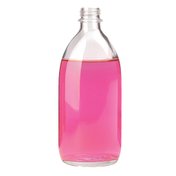 [21454] Enghals-Schraubflasche 500 ml, Klarglas, DIN 25, ohne Schraubverschluss - Art. Nr. 21454