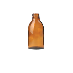 [21461] Enghals-Schraubflasche braun, 50 ml ohne Schraubverschluss DIN 18 - Art. Nr. 21461