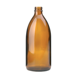 [21465] Enghals-Schraubflasche braun, 1000 ml ohne Schraubverschluss DIN 28 - Art. Nr. 21465