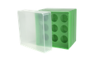 Aufbewahrungsbox  50 ml-Röhrchen 3 x 3 Plätze grün