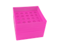 Aufbewahrungsbox  15 ml-Röhrchen 5 x 5 Plätze pink
