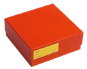 Kryobox beschichtet  Karton rot 136x136x50mm