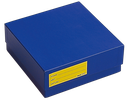 Kryobox beschichtet  Karton blau 136x136x50mm