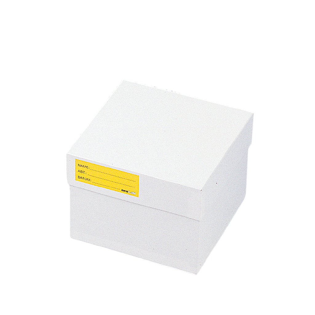 Kryobox beschichtet aus Karton, weiss, 136x136x100mm - Art. Nr. 22702