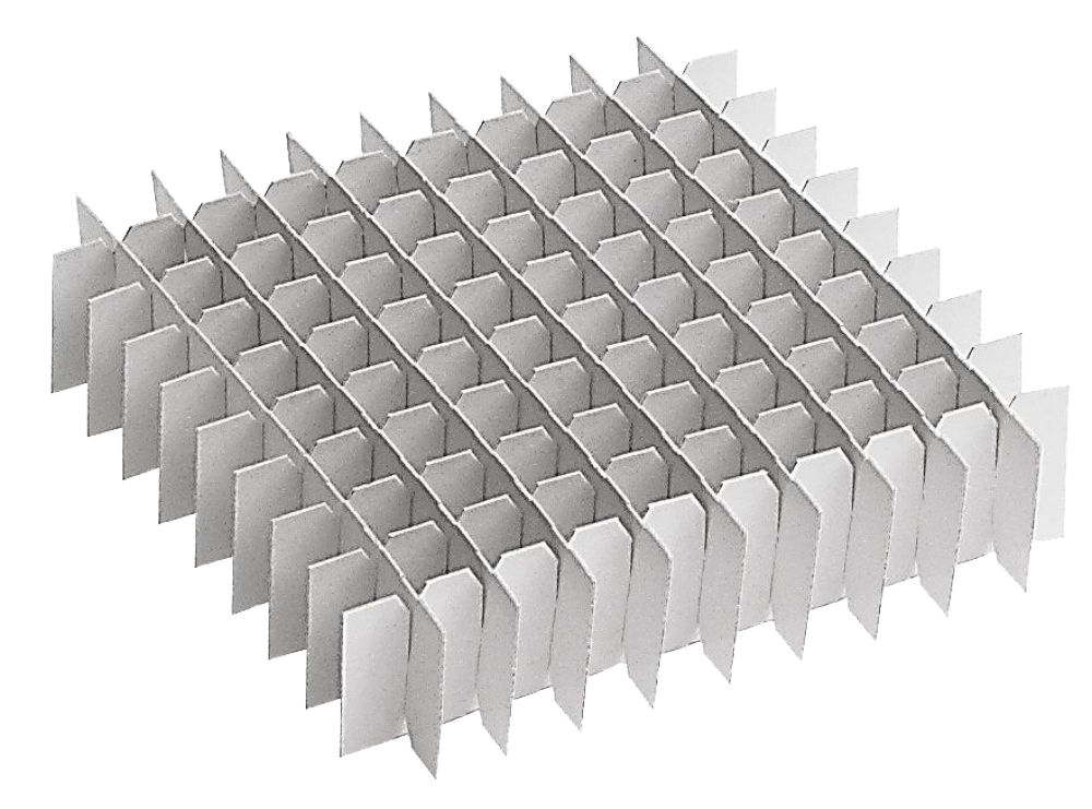 Rastereinsätze  Kryoboxen 133x133x50 mm  23 mm Ø R