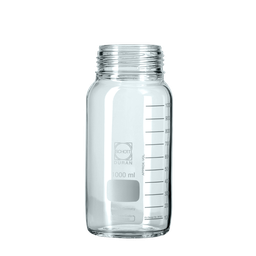 [23053] DURAN® GLS 80 Weithalsflasche, klar, 500 ml, ohne Kappe und Ring - Art. Nr. 23053