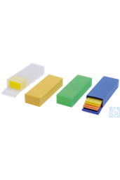 [23081] Versandbehälter für 5 Objektträger, PP, gelb, 10 St./Pack - Art. Nr. 23081