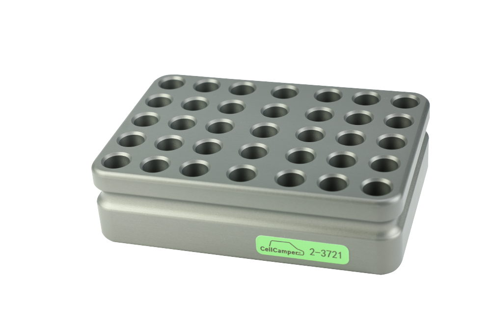 CellCamper Alublock 35x2,0 ml Reaktionsgefässe