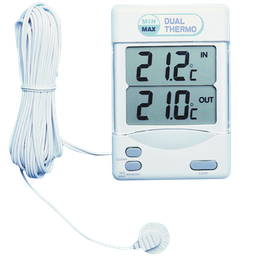 [25420] Max./Min.-Thermometer, -50 bis +70°C, Auflösung 0,1°C - Art. Nr. 25420