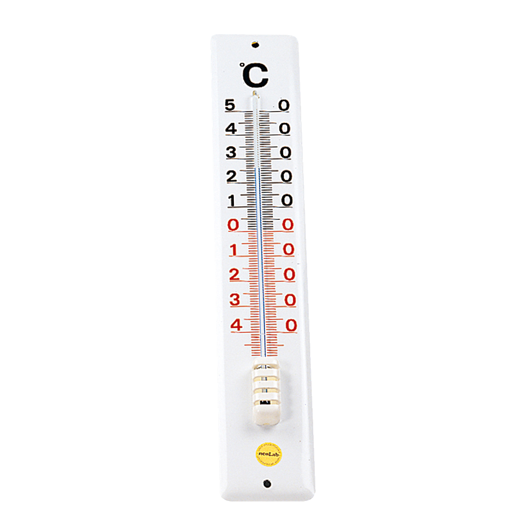 Email-Aussenthermometer weiss 400 x 70 mm