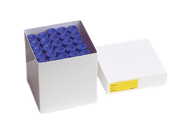 [27095] Kryobox für Zellkulturrörchen beschichtet aus Karton, weiss, 155x155x130 m - Art. Nr. 27095