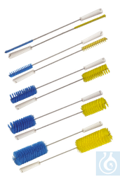 [27606] Flaschenbürste PP, 140 x 60 mm Ø, weiche Borsten, blau - Art. Nr. 27606