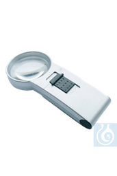 [31753] LED-Handleuchtlupe 8x, Ø 30 mm, Glas/apl - Art. Nr. 31753