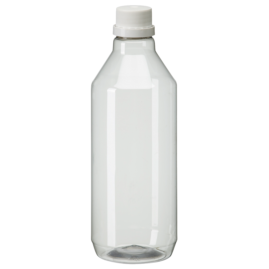 PET-Enghalsflaschen glasklar 1000ml