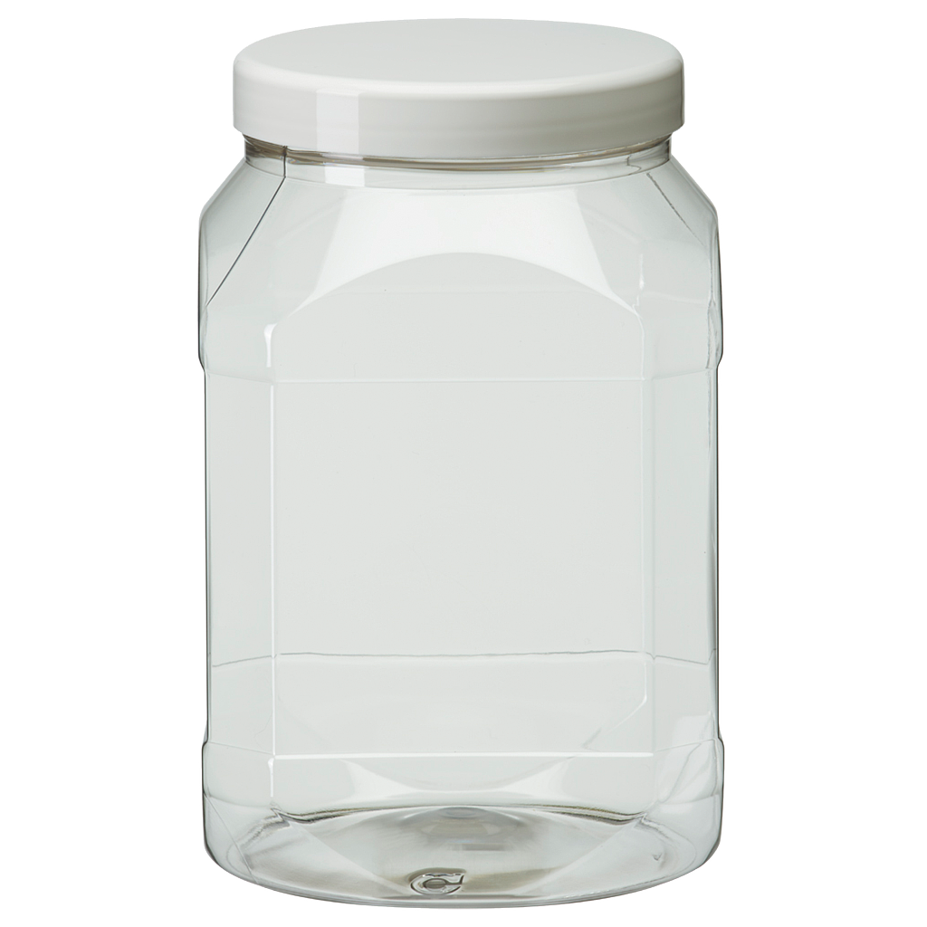 PET-Weithalsflaschen klar 2000 ml 10 Stck./Pack