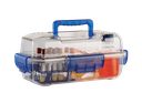 Sicherheits-Transportbox aus PC, transparent/blau - Art. Nr. 32140