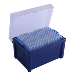 [40029] Moonlab® Pipettenspitzen gesteckt in Box, blau, PP steril, 100-1000 µl, 96 Stk/B - Art. Nr. 40029