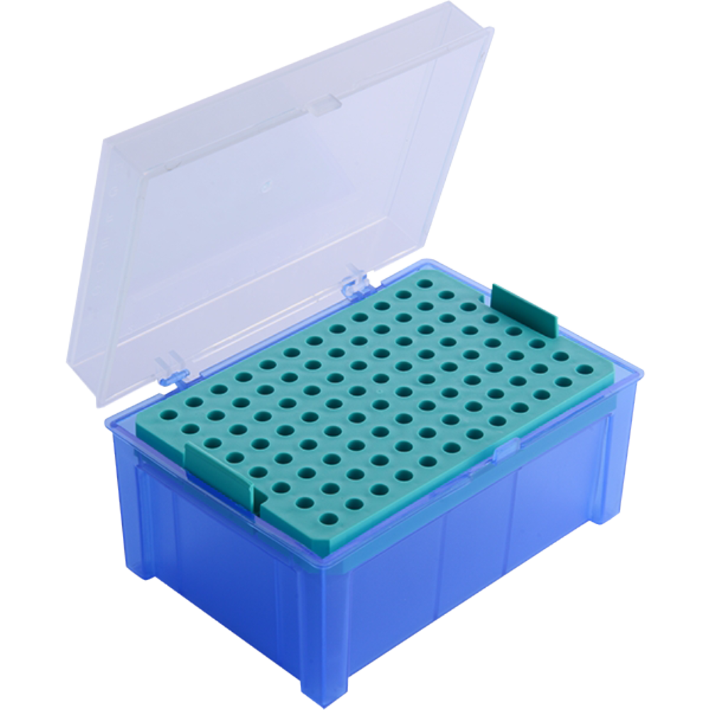 Moonlab Pipettenspitzenbox leer blau PP 2-200 µl 9