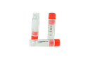 Cryomaster® Kryoröhrchen mit Innengewinde, 2.0 ml, Standring, 1D-Barcode, rot - Art. Nr. 46107