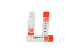 [46107] Cryomaster® Kryoröhrchen mit Innengewinde, 2.0 ml, Standring, 1D-Barcode, rot - Art. Nr. 46107
