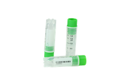 [46108] Cryomaster® Kryoröhrchen mit Innengewinde, 2.0 ml, Standring, 1D-Barcode, grün - Art. Nr. 46108