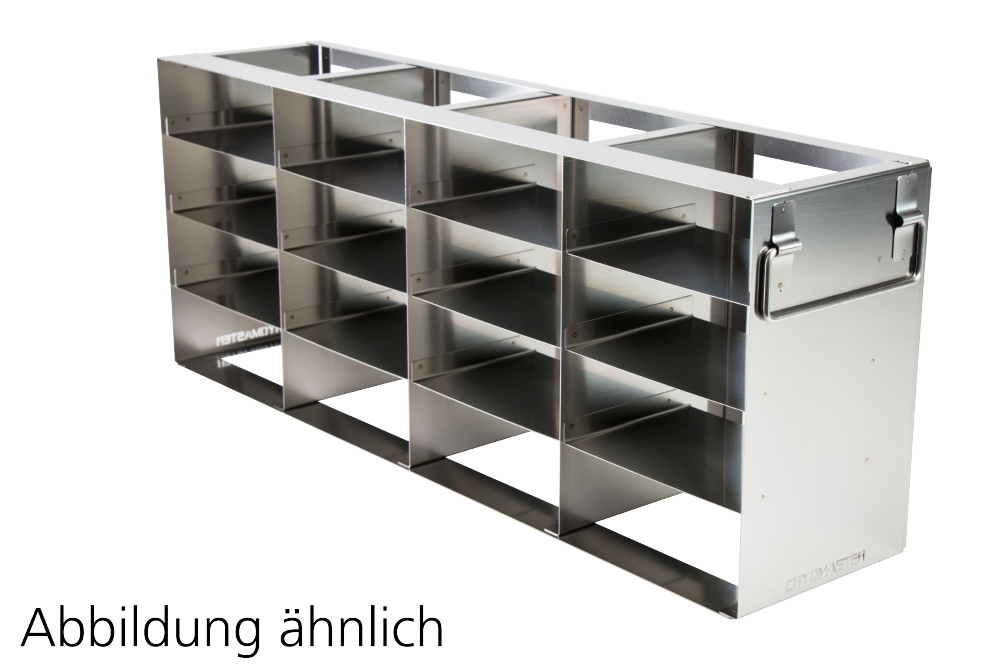 Cryomaster® Schrankgestell schmal für 4 Kryoboxen 136x136x275mm, 4 tief, 1 hoch - Art. Nr. 46207