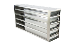 [46209] Cryomaster® Schrankeinschub kurz flach für 32 Kryoboxen 136x136x53 mm, 4 tief, 8 - Art. Nr. 46209