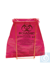 [61042] Biohazard-Autoklavierbeutel 22 x 28 cm, 100 Stck./Pack - Art. Nr. 61042
