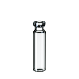 [70600] neochrom® Rollrandflaschen 0,8 ml Klarglas, 30 x 8,2 mm, flacher Boden, 100 St - Art. Nr. 70600