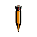 Rollrand-Mikroflaschen 0,4 ml Braunglas 30 x 7 mm 
