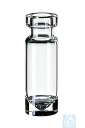 [70625] neochrom® Rollrandflaschen ND11, Klarglas, 1,1 ml 32 x 11,6 mm, 1.hydr.Klasse, - Art. Nr. 70625
