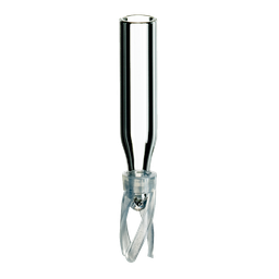 [70636] neochrom® Mikroeinsätze 0,25 ml Klarglas, silanisiert, konisch, mit Polymerfuss, - Art. Nr. 70636