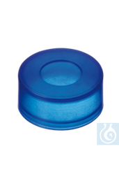 [70652] neochrom® PE Push-On Kappe blau, ND11 mit verdünnter Durchstichstelle, 100 St./ - Art. Nr. 70652