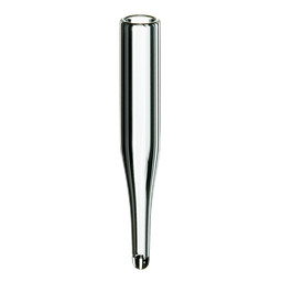 [70660] neochrom® Mikroeinsätze 0,1 ml Klarglas mit 15 mm Spitze, für Fl. mit enger Öff - Art. Nr. 70660