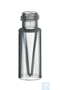 Kurzgewinde-Mikroflasche ND9 0,3 ml TPX hoch trans