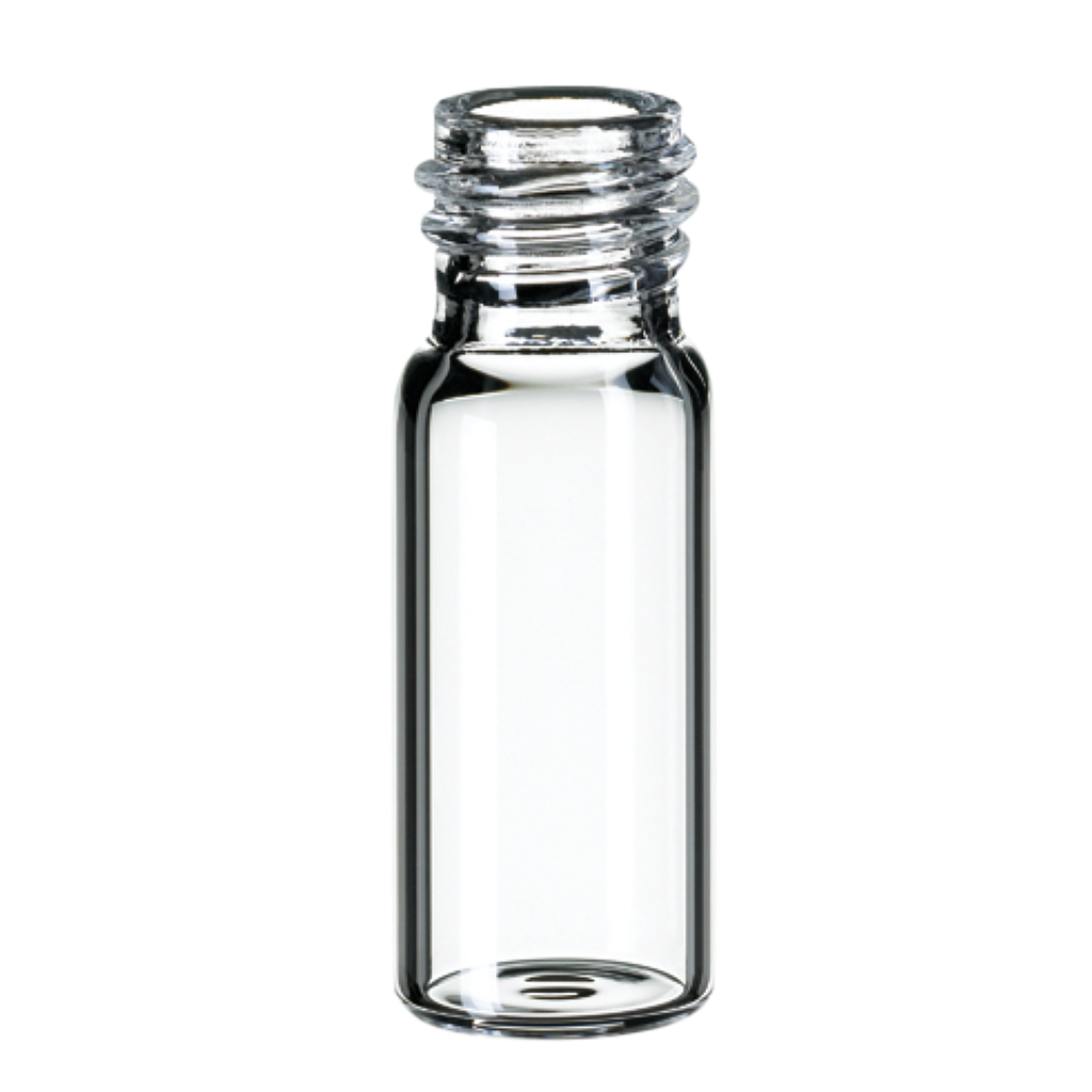 Gewindeflasche ND10 1,5 ml Klarglas weite Öffnung 