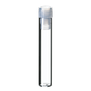 Flachbodengläser 1 ml Klarglas  8 mm PE-Stopfen tr
