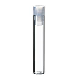 [70739] neochrom® Flachbodengläser 1 ml, Klarglas mit 8 mm PE-Stopfen transparent mit E - Art. Nr. 70739