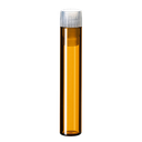 neochrom® Flachbodengläser 1 ml Braunglas, 40 x 8,2 mm, PE-Stopfen 8 mm + Eins - Art. Nr. 70740