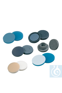 Septum ND20 Silikon blau transparent /PTFE transpa