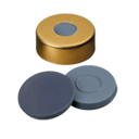 Bördelkappe gold ND20 magnetisch Loch 8 mm Butyl/P