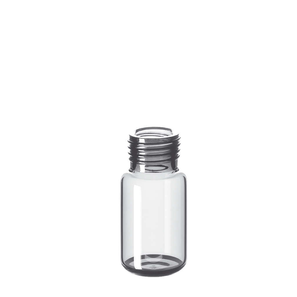 Feingewindeflaschen ND18 Klarglas 10 ml 100 Stck./