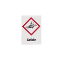 Gefahrensymbole GHS01 Explosiv+Gefahr Papier 26 x 