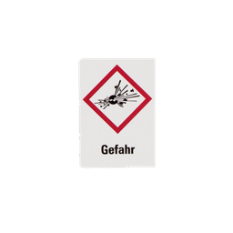 [71951] Gefahrensymbole GHS01 Explosiv+Gefahr, Papier 26 x 37 mm, 1000 St./Rolle - Art. Nr. 71951