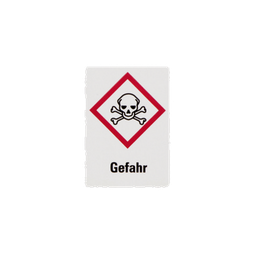 [71958] Gefahrensymbole GHS06 Giftig+Gefahr, Papier 26 x 37 mm, 1000 St./Rolle - Art. Nr. 71958