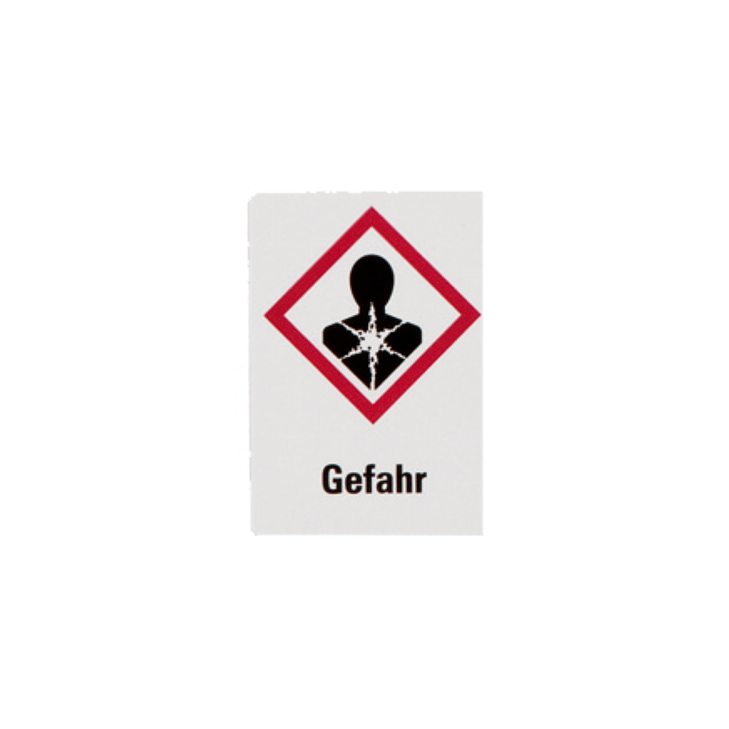 Gefahrensymbole GHS08 Gesundheitsgefahr+Gefahr, Papier 26x37 mm, 1000 St./Rolle - Art. Nr. 71961
