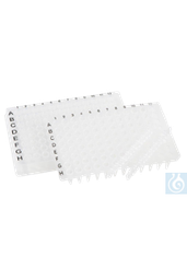 [75201] 96well PCR-Platte, Vollrand, Niederprofil, klar - Art. Nr. 75201